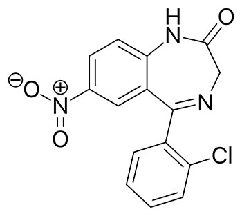 Formula química Clonazepam