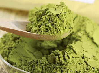 Té verde en polvo